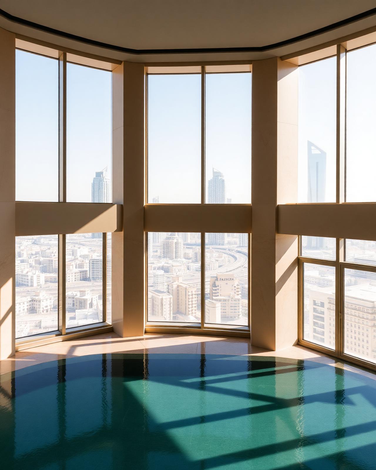 Light-filled Dubai residence interior